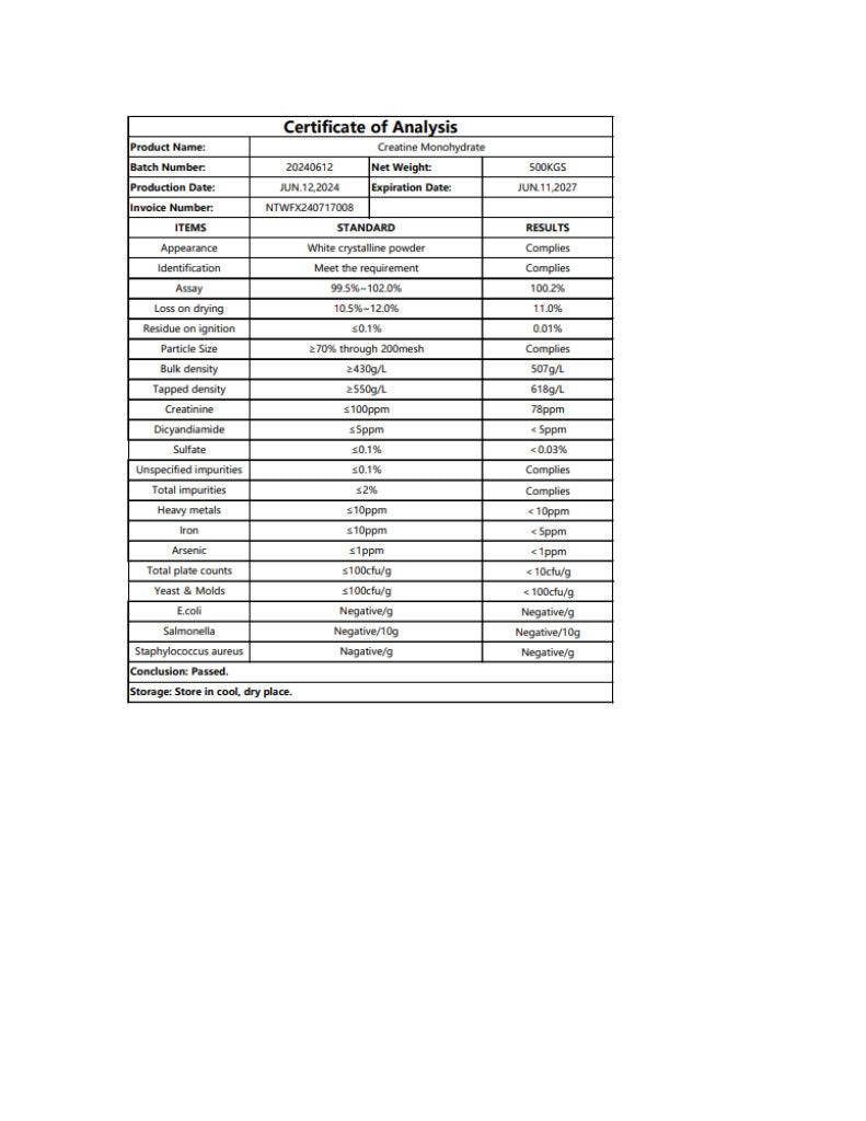 Envase de Creatina PRO Monohidratada micronizada de 300g de alta calidad Vidanova para mejorar fuerza y resistencia.