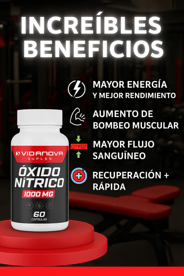 OXIDO NITRICO 1000MG 60 CAPS