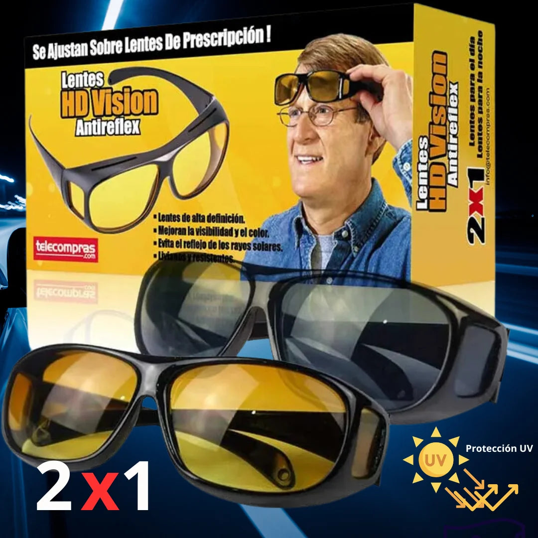2x1 LENTES VISION PRO HD DIA Y NOCHE