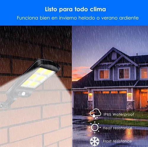 ¡3X1!  Foco Solar LED Exterior con Sensor