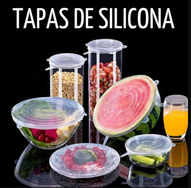 Tapas De Silicona Ajustable